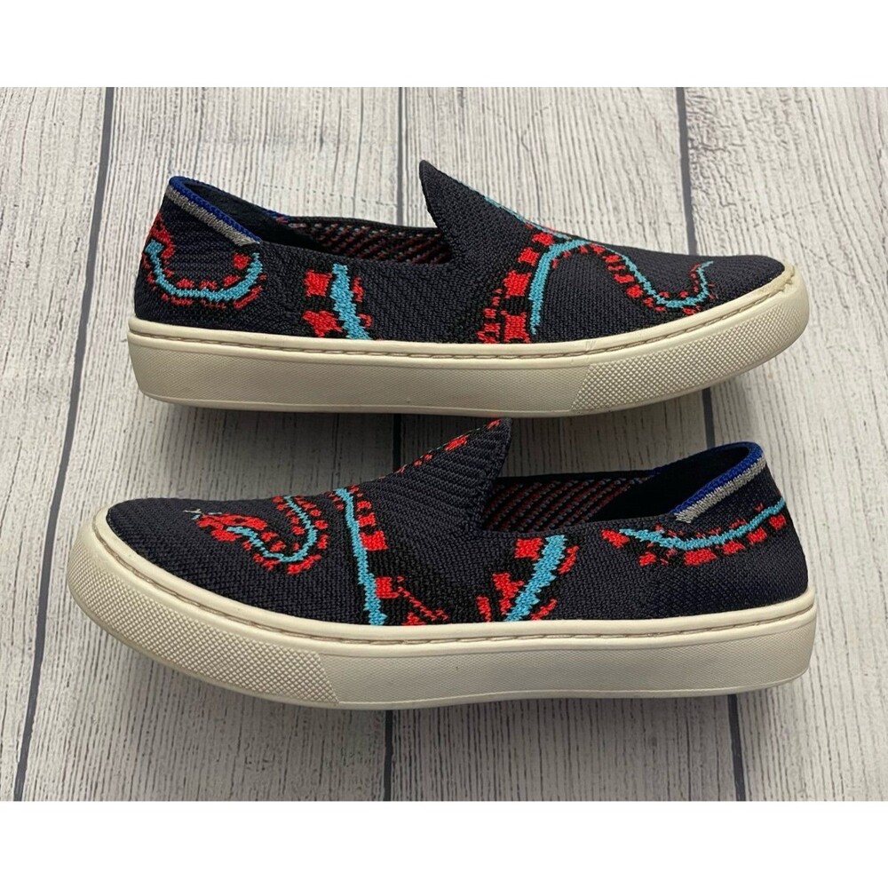 Rothy’s Rothys Sneaky Snake Slip On Boy Shoes, Size Youth 1 - Picture 3 of 6